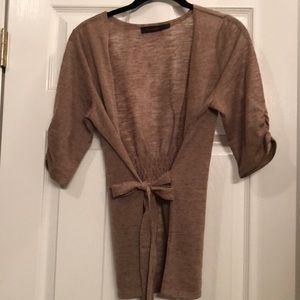 Very lightweight sweater that ties in front